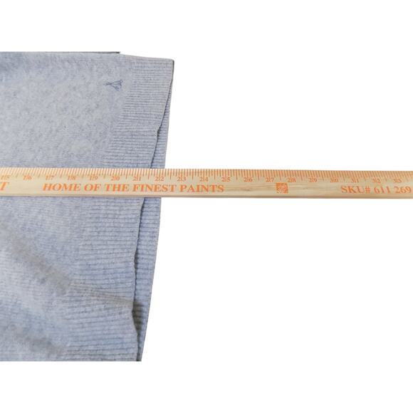 Pendleton Lambswool Sweater S Women Gray Office Workwear Elbow Patches Casual - Picture 5 of 7